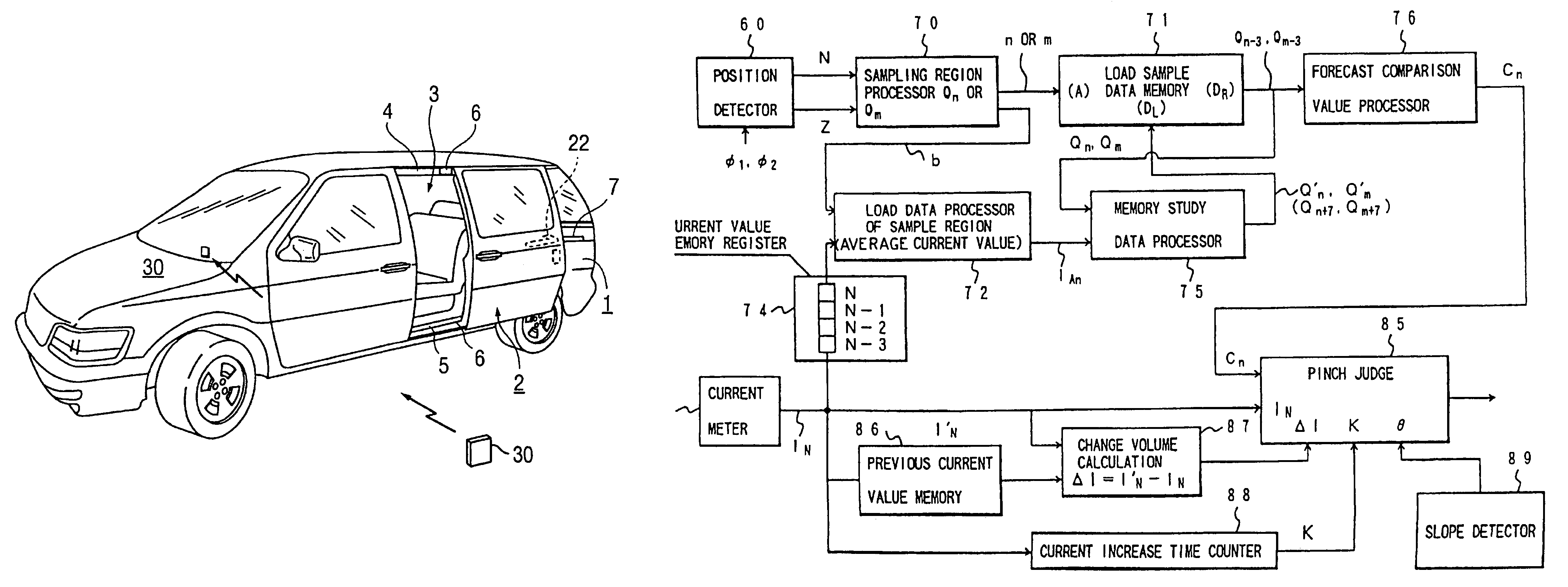 Device for automatically controlling opening and closing of a vehicle slide door