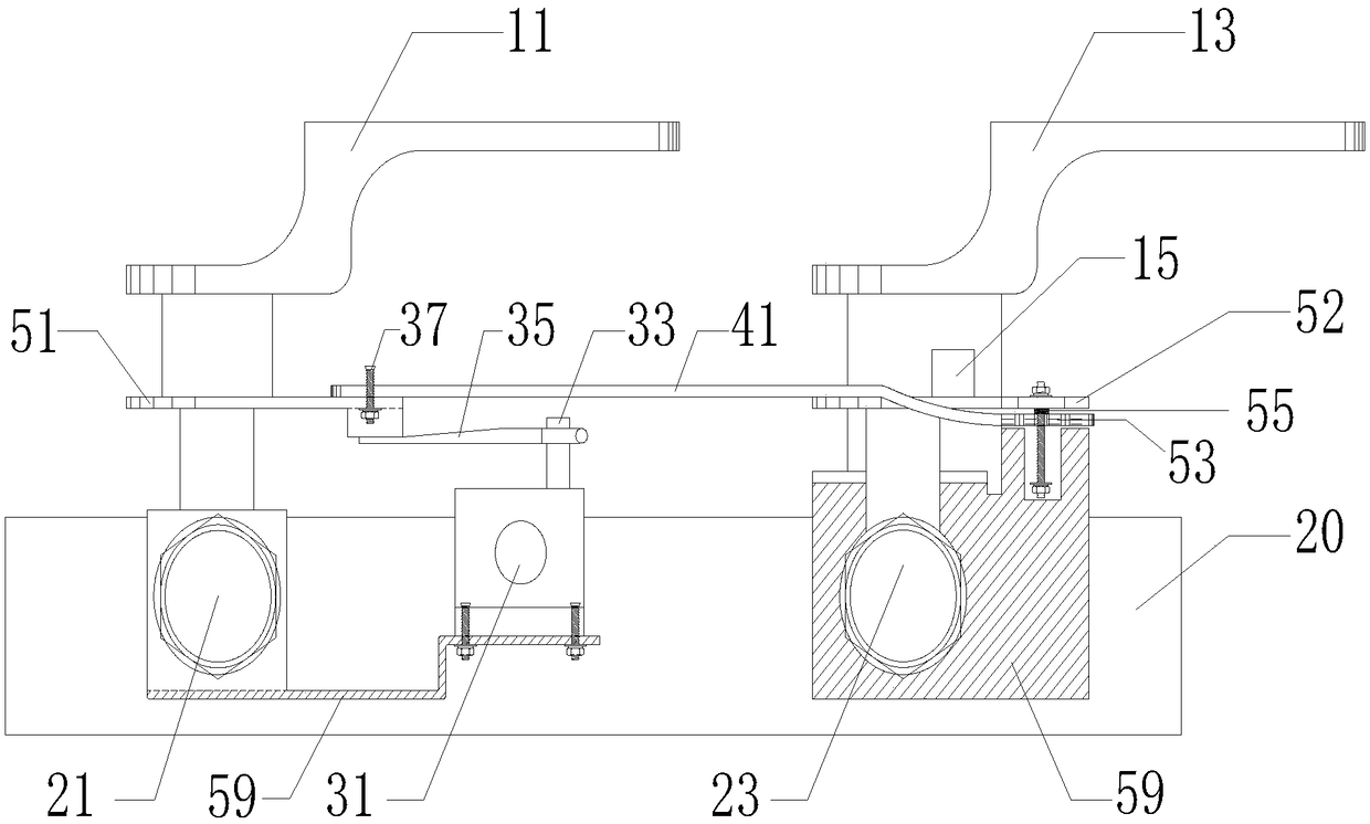 Air-gas linkage device