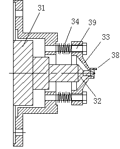 Motor rotor grinding device