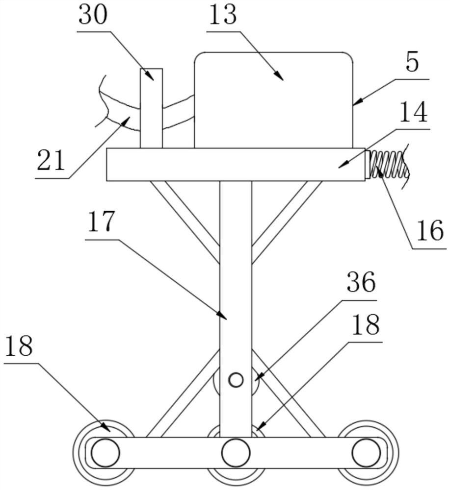 Extruding, cutting, cooling and cleaning device for copper bars