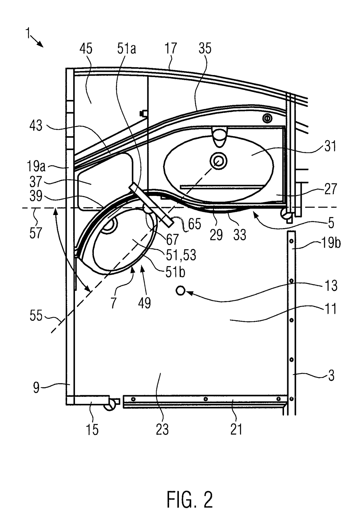 Vehicle lavatory