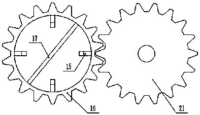 Fish feed stirring device