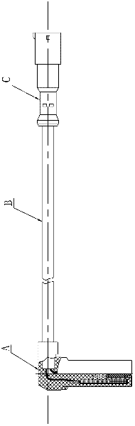 Anti-loosening socket of electrical plug connector of wheel speed sensor