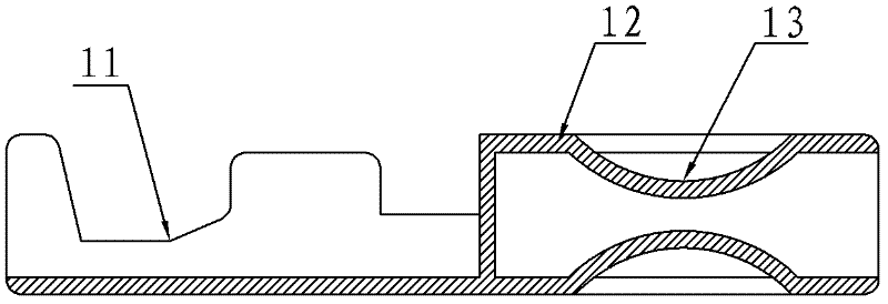 Anti-loosening socket of electrical plug connector of wheel speed sensor