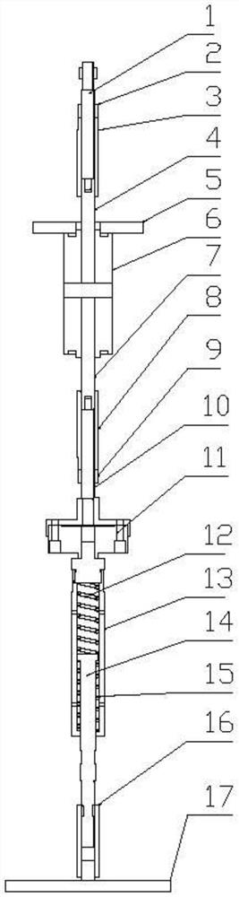 Pulling and pressing force application device