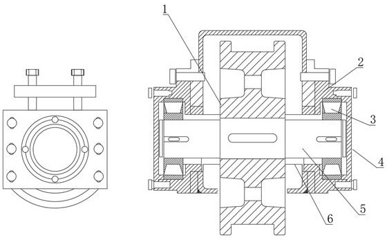 Improved ferry vehicle end beam traveling wheel for producing aerated concrete