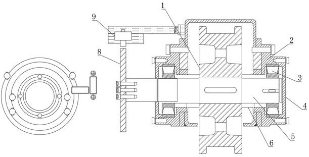 Improved ferry vehicle end beam traveling wheel for producing aerated concrete