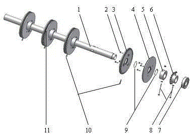 A disc air suction seed metering device