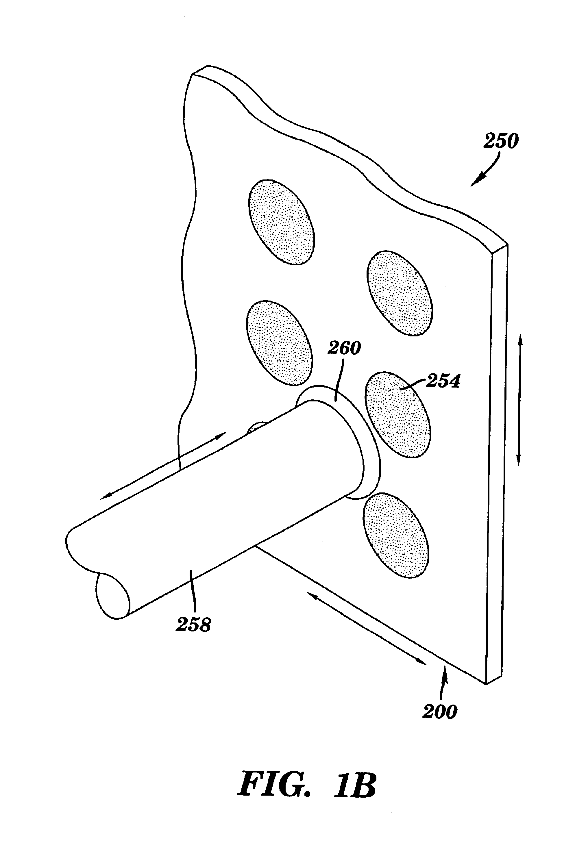 Separation media, multiple electrospray nozzle system and method