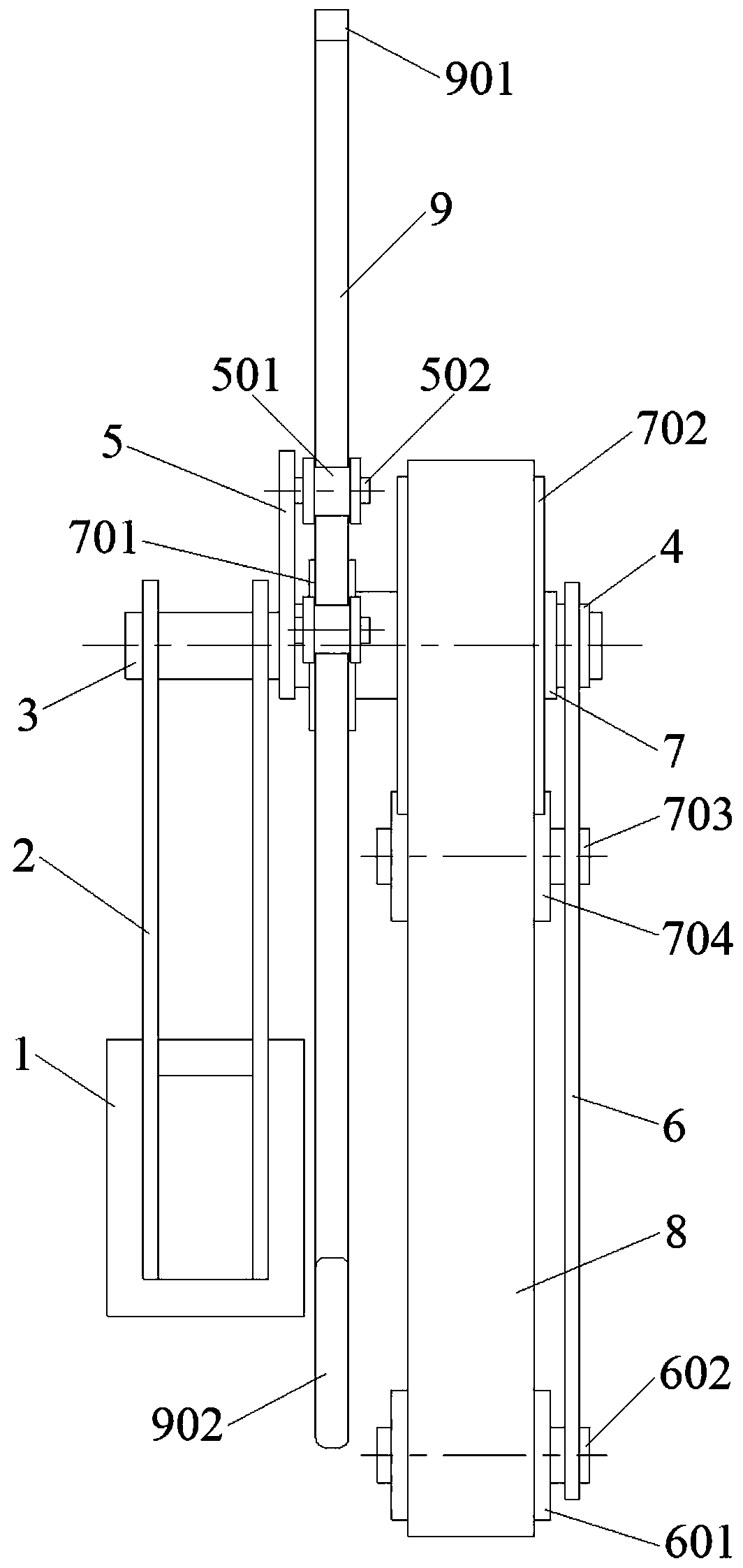 A manual bathing back rubbing device