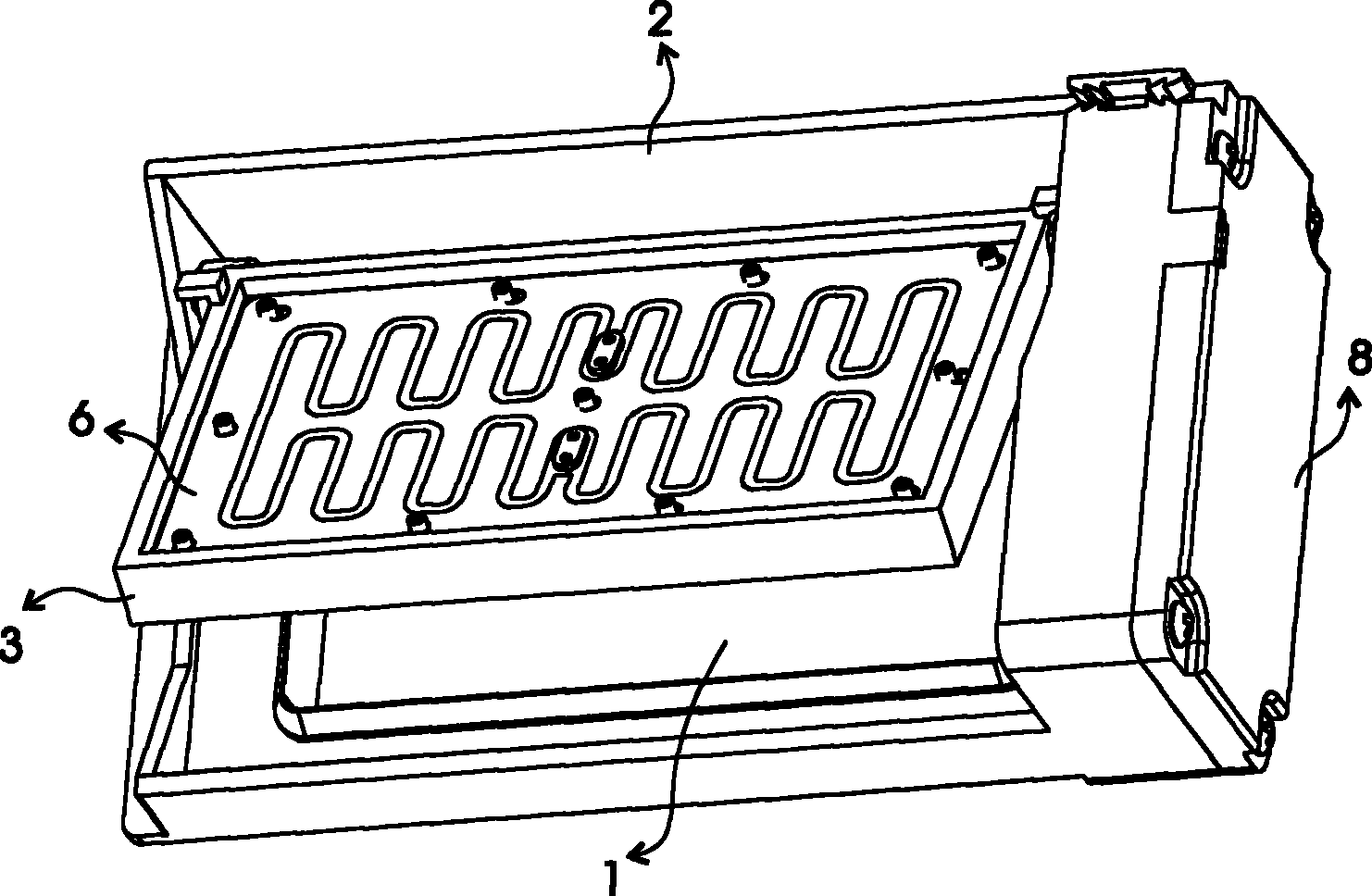 Air door motor temperature control device