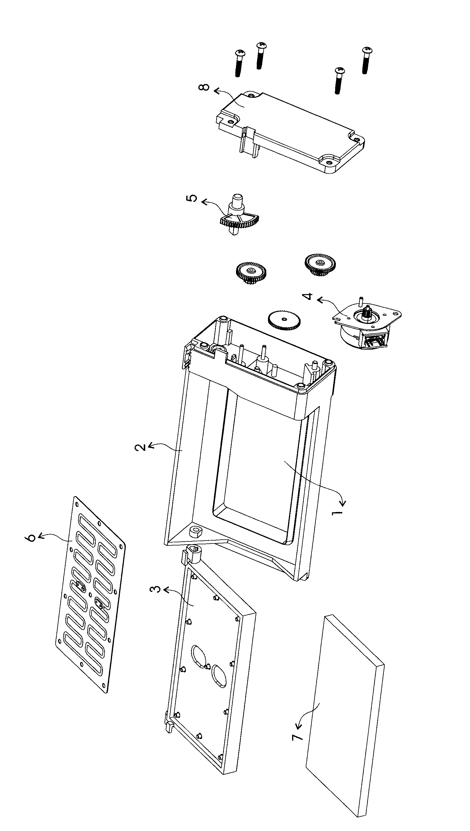 Air door motor temperature control device