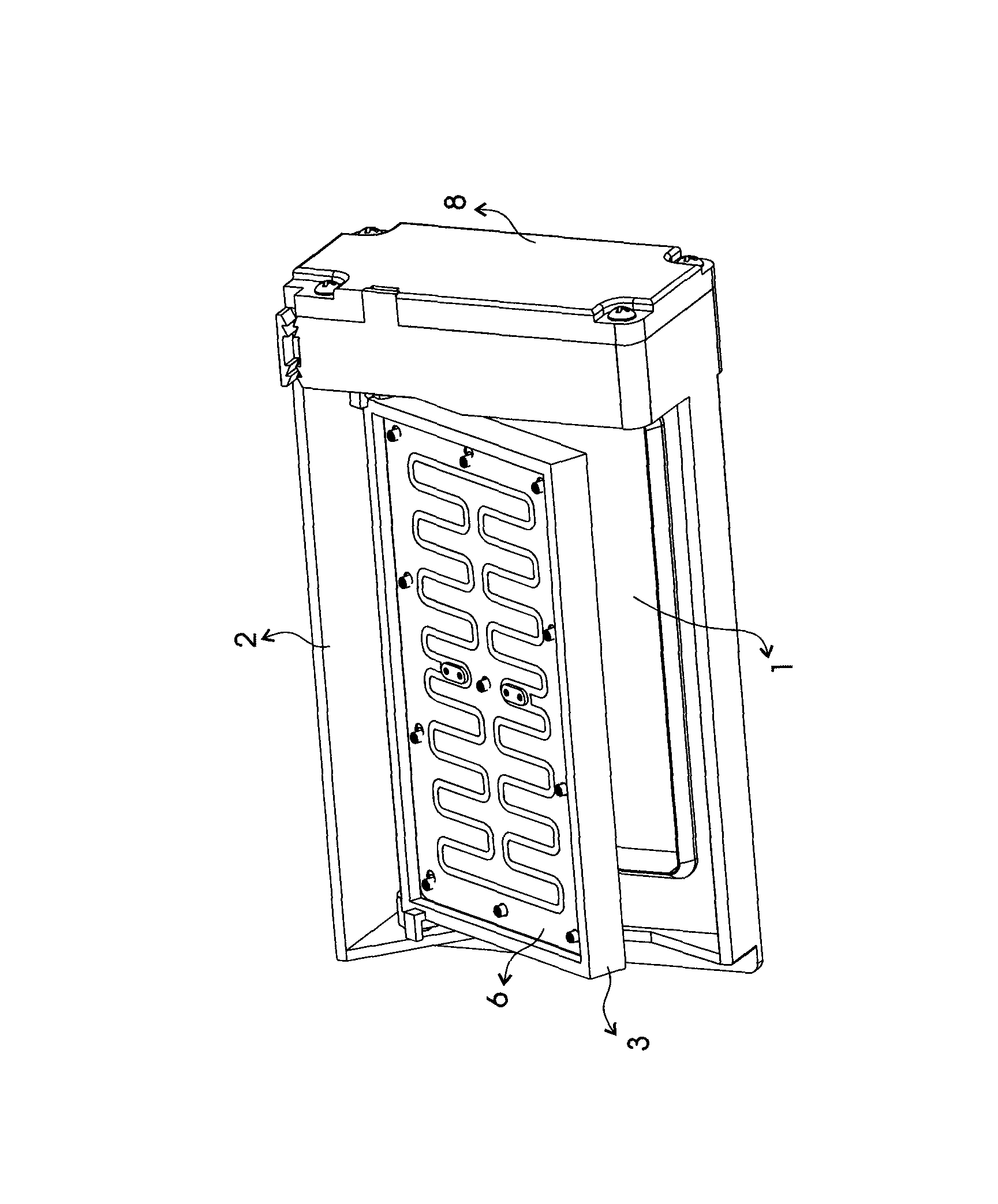 Air door motor temperature control device