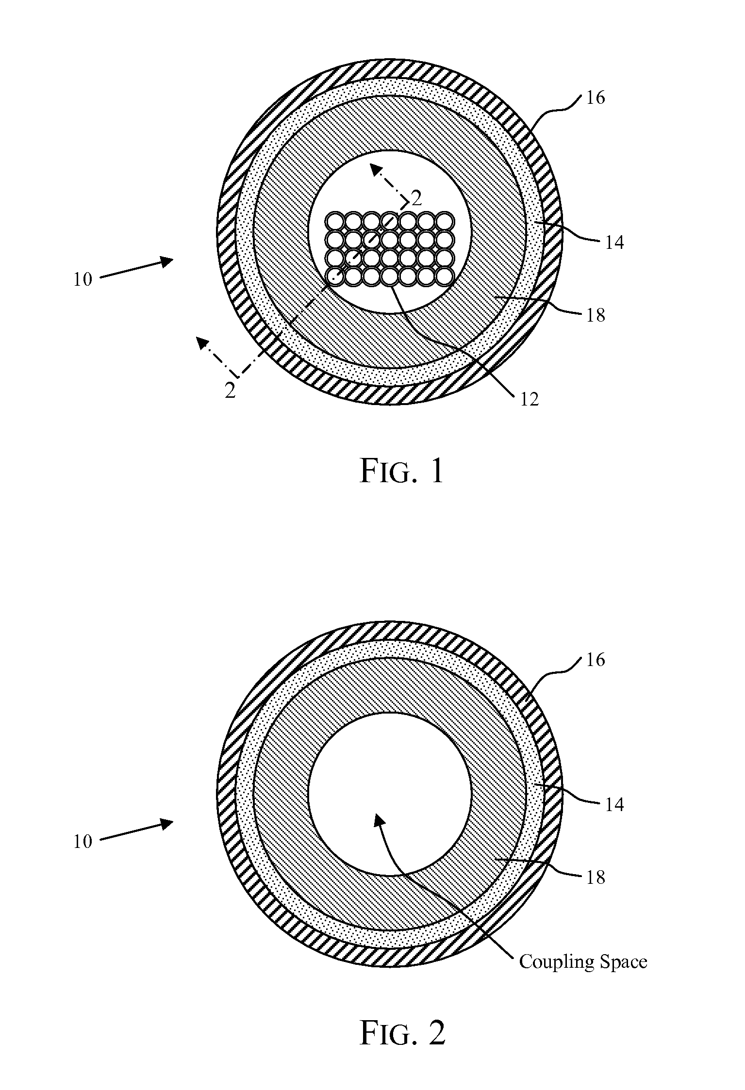 Optical Fiber Cable Having A Deformable Coupling Element