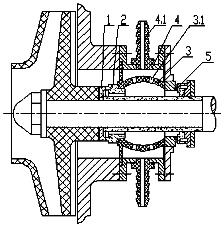 Corrosion-resistant dry-grinding-resistant centrifugal pump