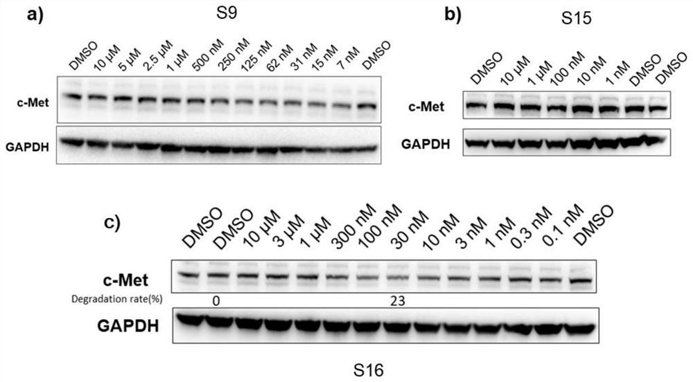 Targeted protein degradation c-Met degradation agent as well as preparation method and application thereof