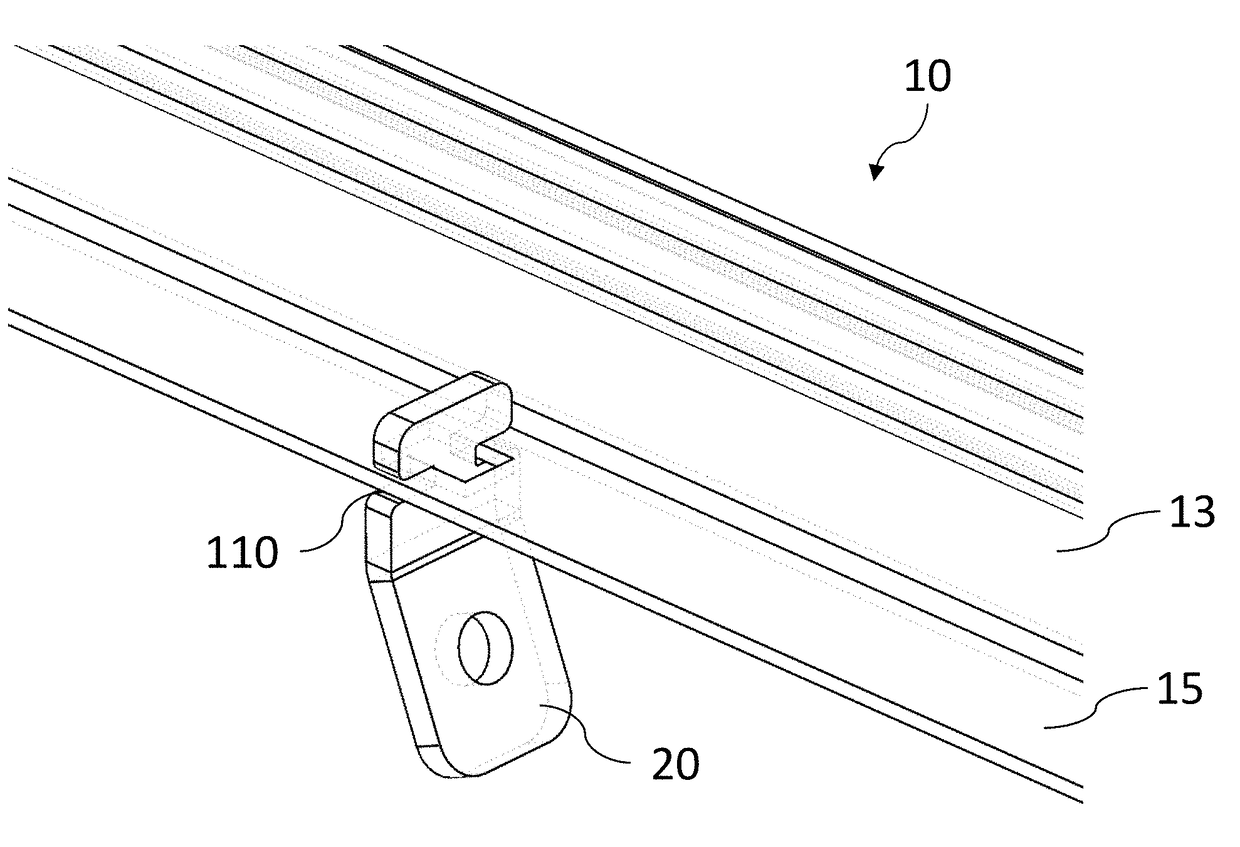 Mounting system and a method for mounting photovoltaic modules