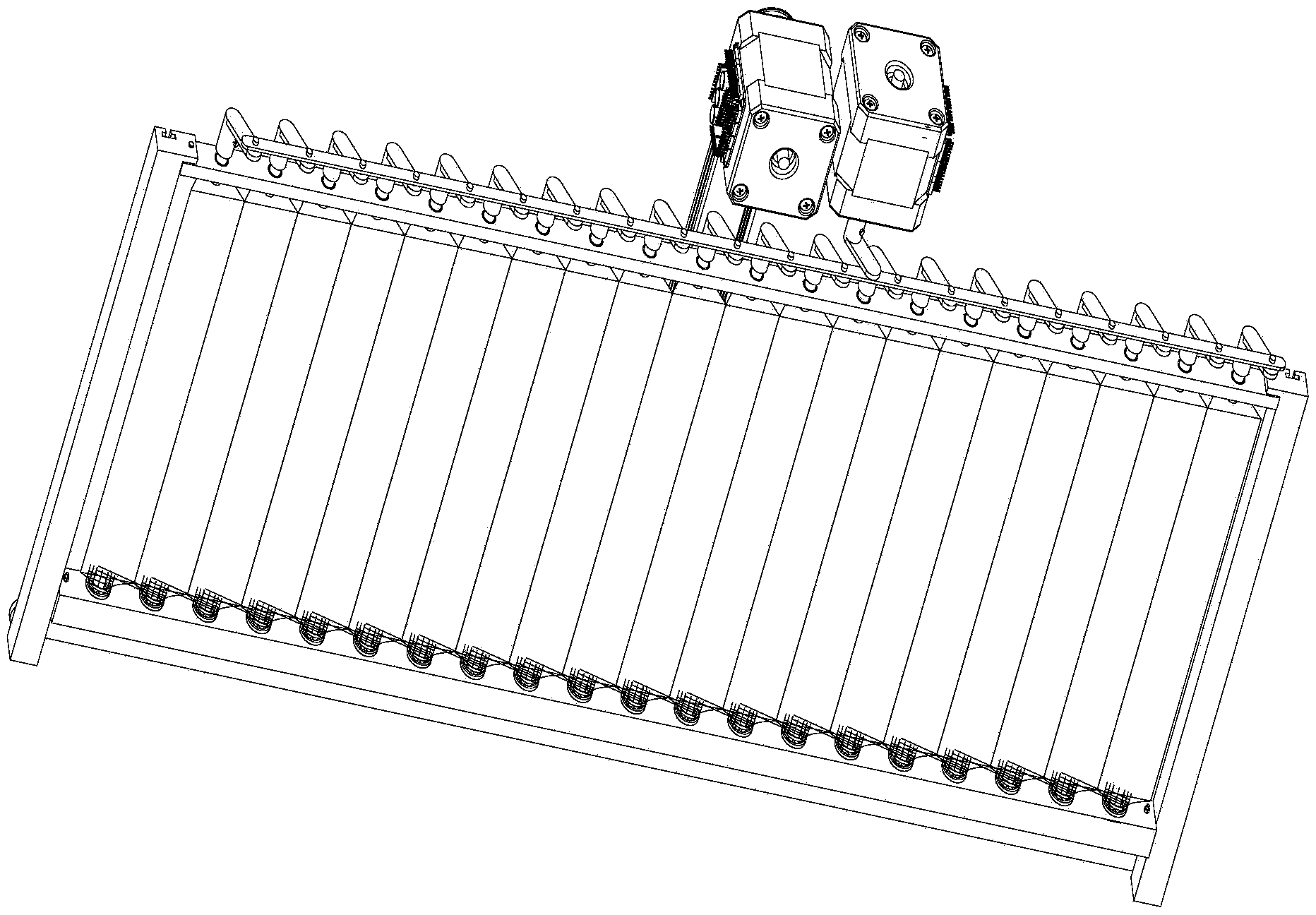 Novel three-side-reversible blackboard