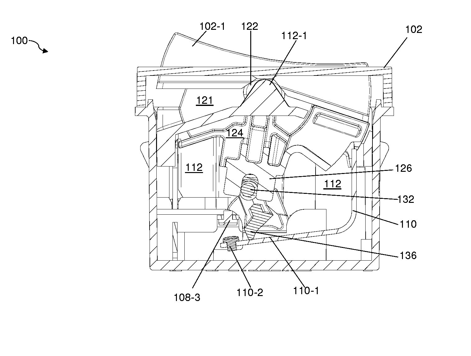 Quiet electromechanical switch device