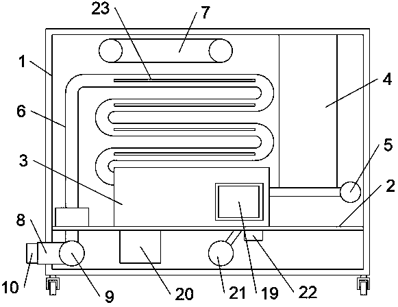 Energy-saving particle heating stove with heat recovery function