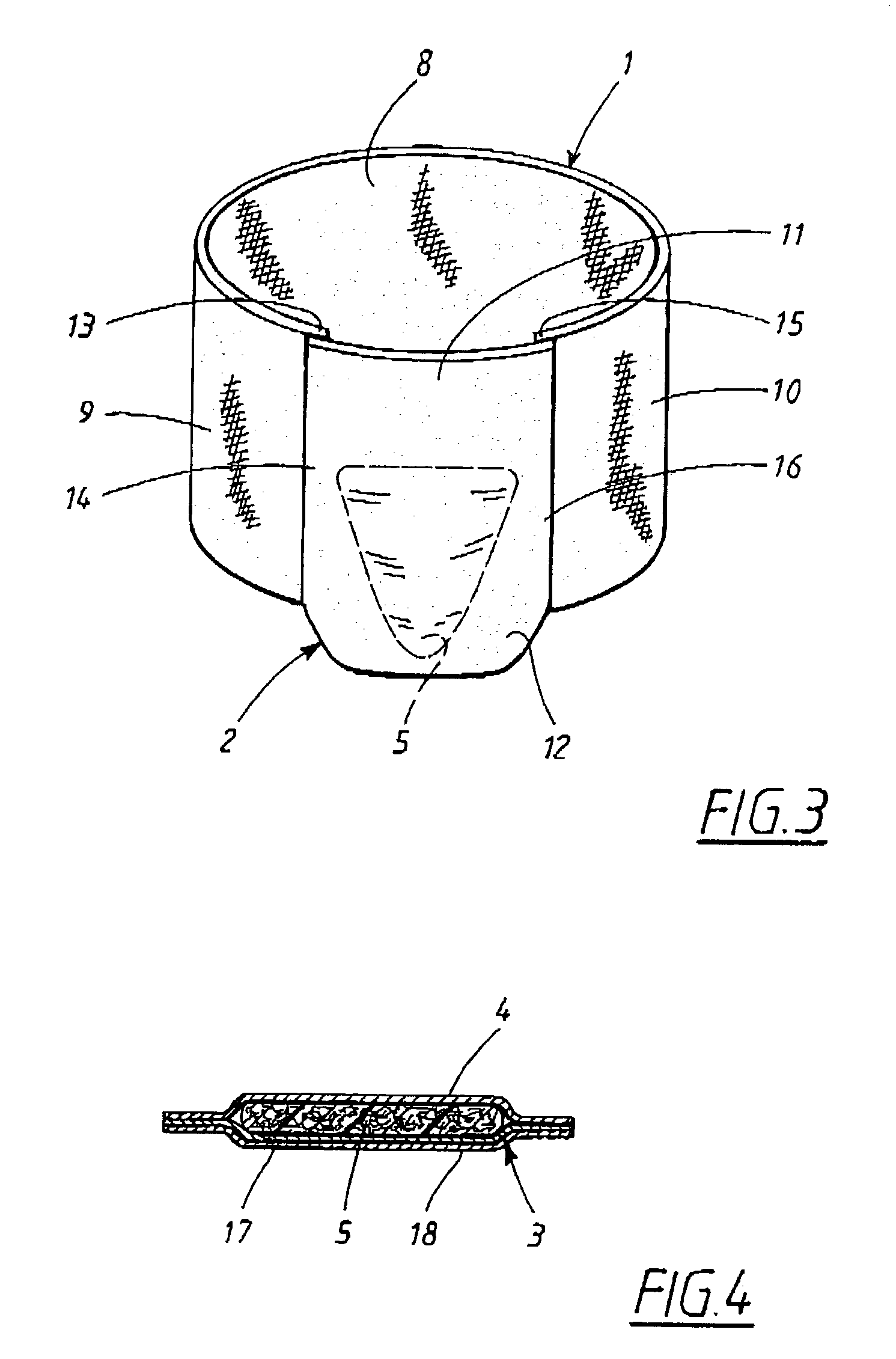 Absorbent article with two-piece construction and method of making the same