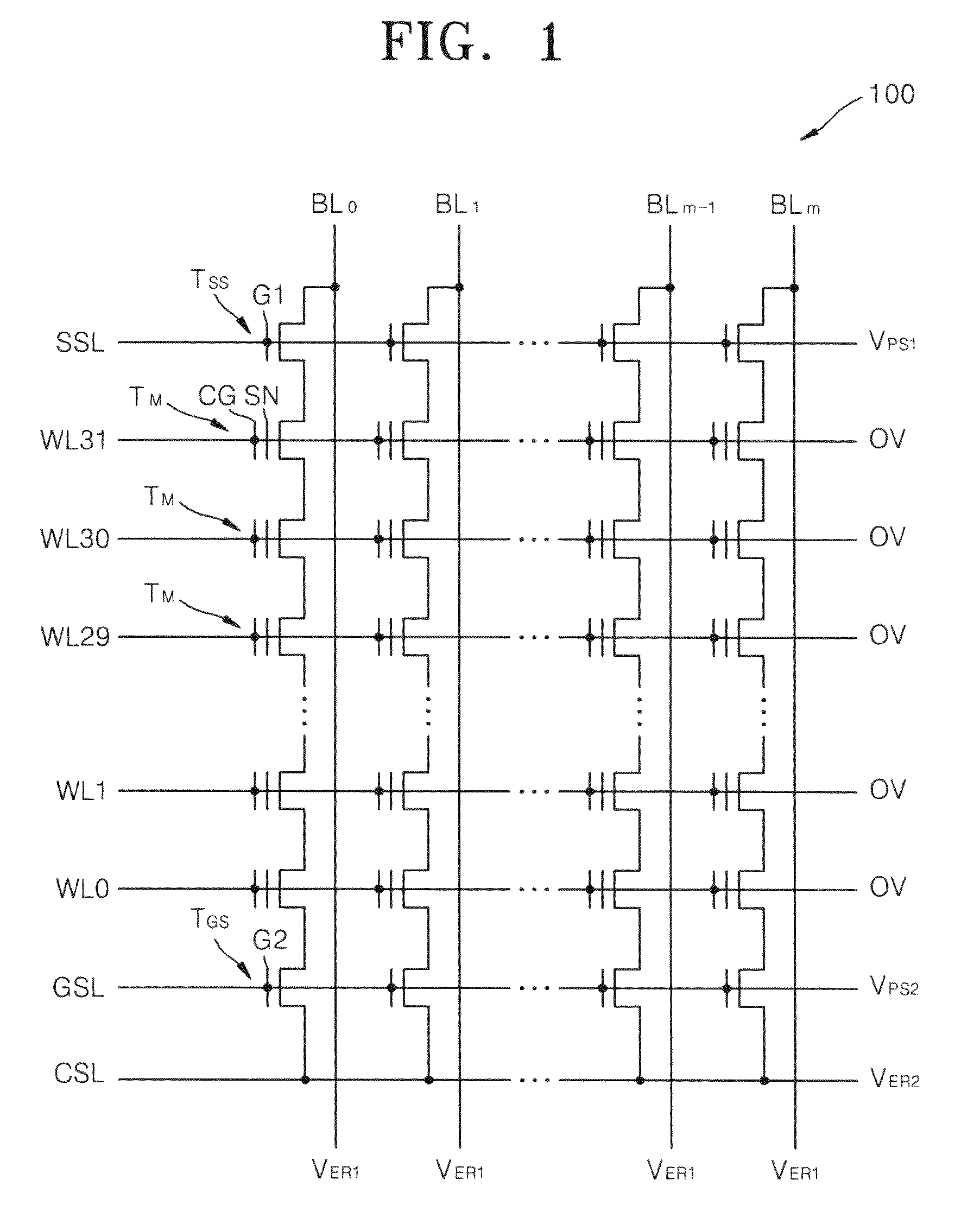 Nonvolatile memory device and method of operating fabricating the same