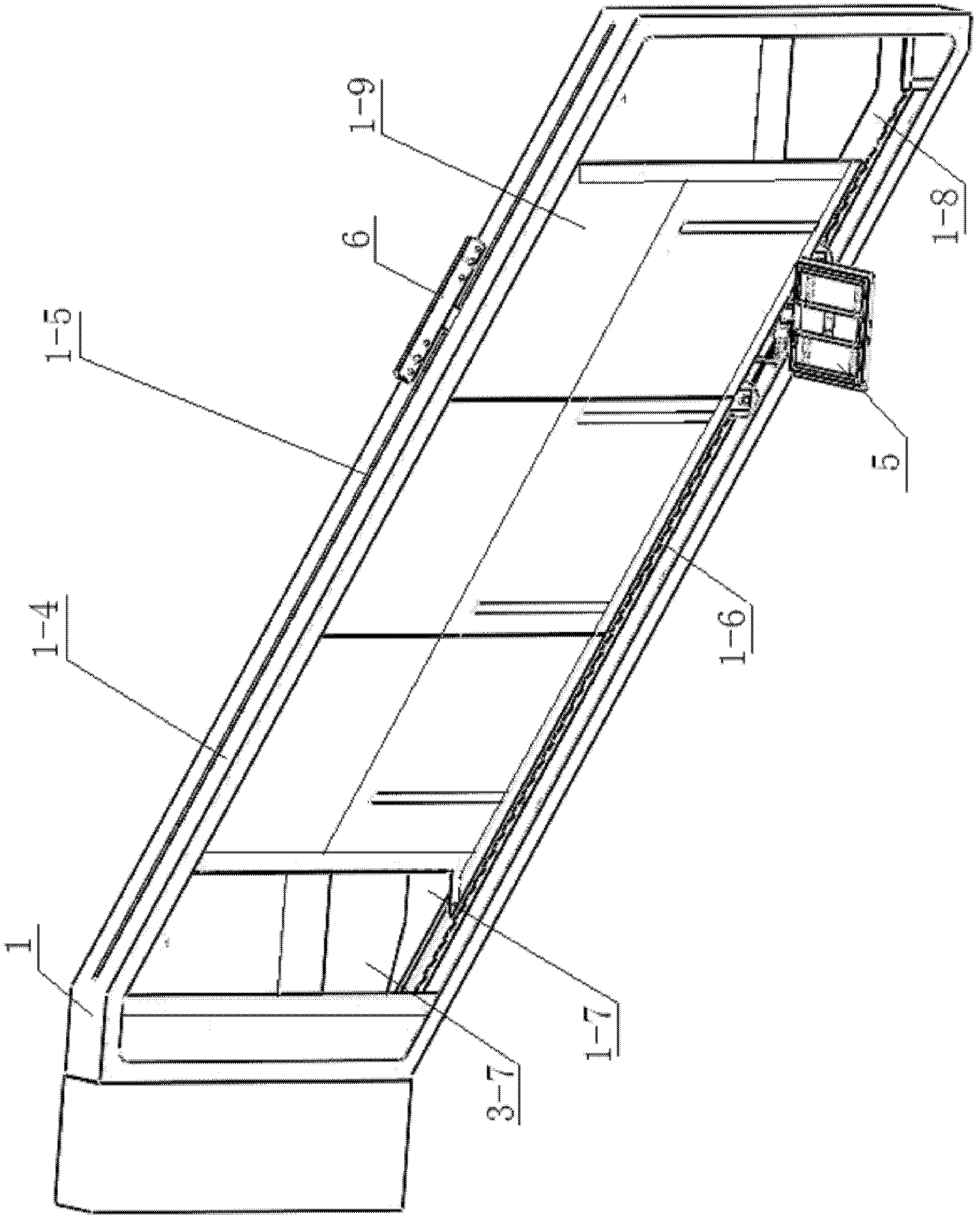 Novel relay type corridor elevator