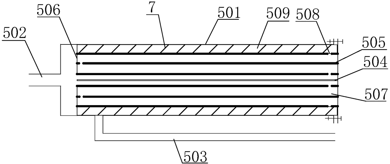 Efficient oil-containing sewage electric flocculation purification device