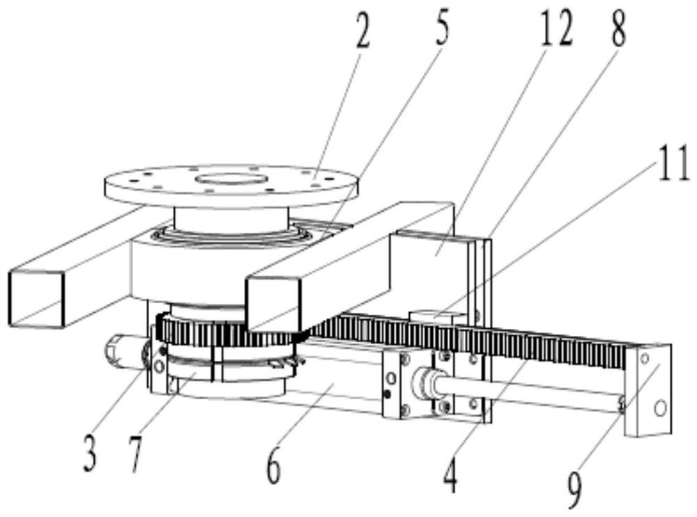 High-precision detection turntable control method