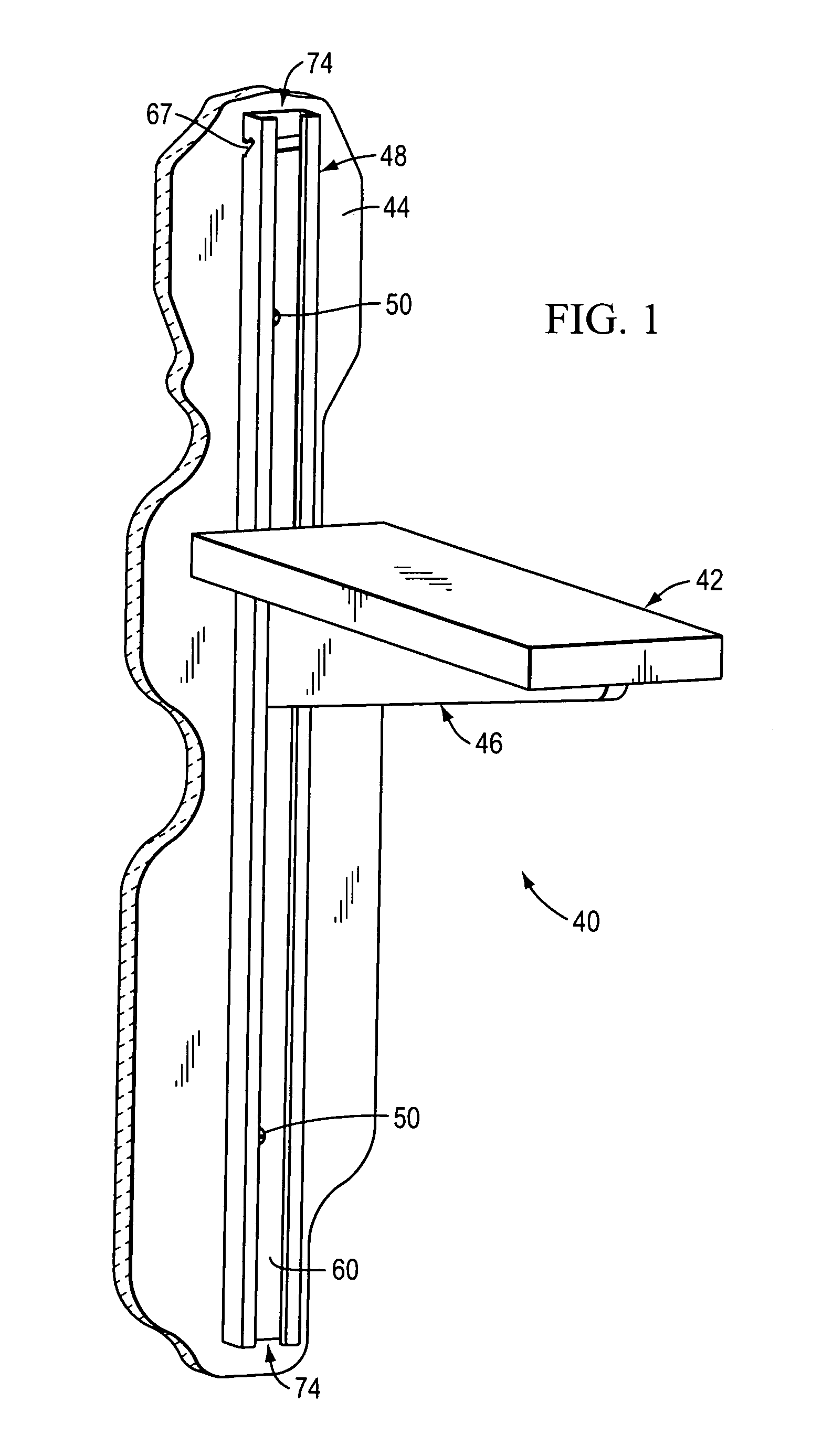 Shelf support bracket and wall standard