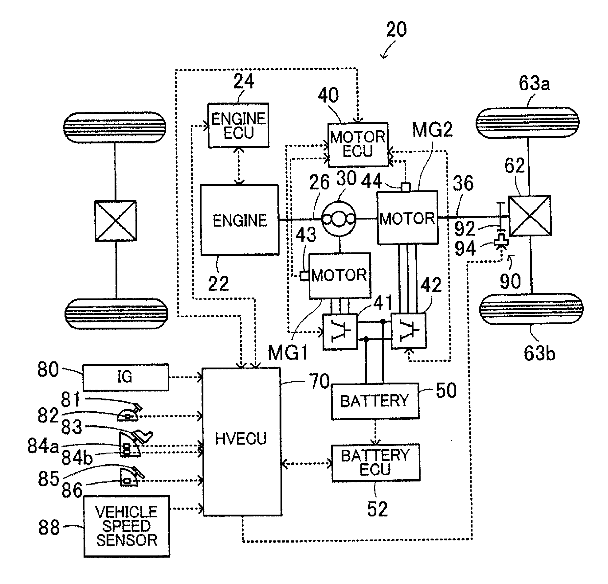 Control device of hybrid vehicle