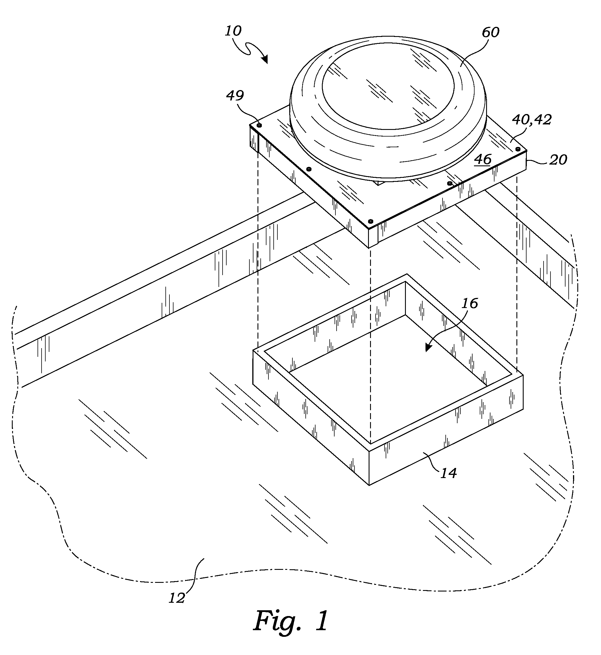 Method for installing a roof vent