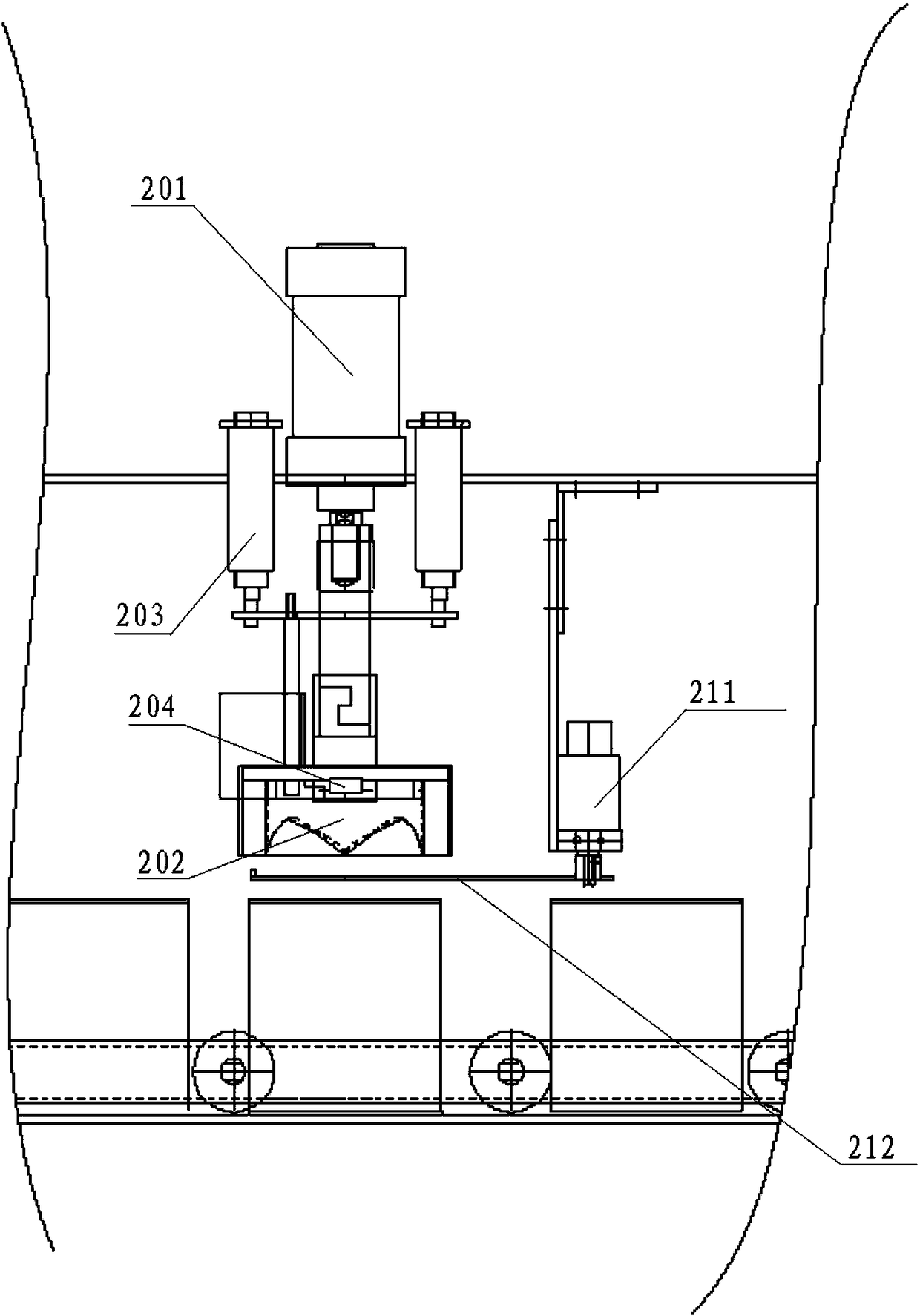 Automatic can opening device