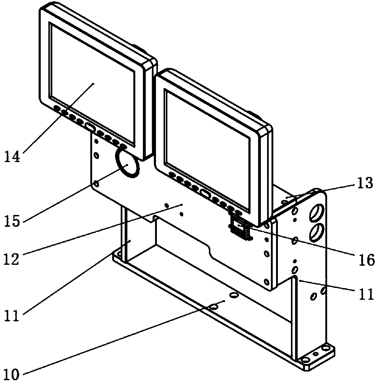 High-precision contact type auxiliary test jig and work method thereof