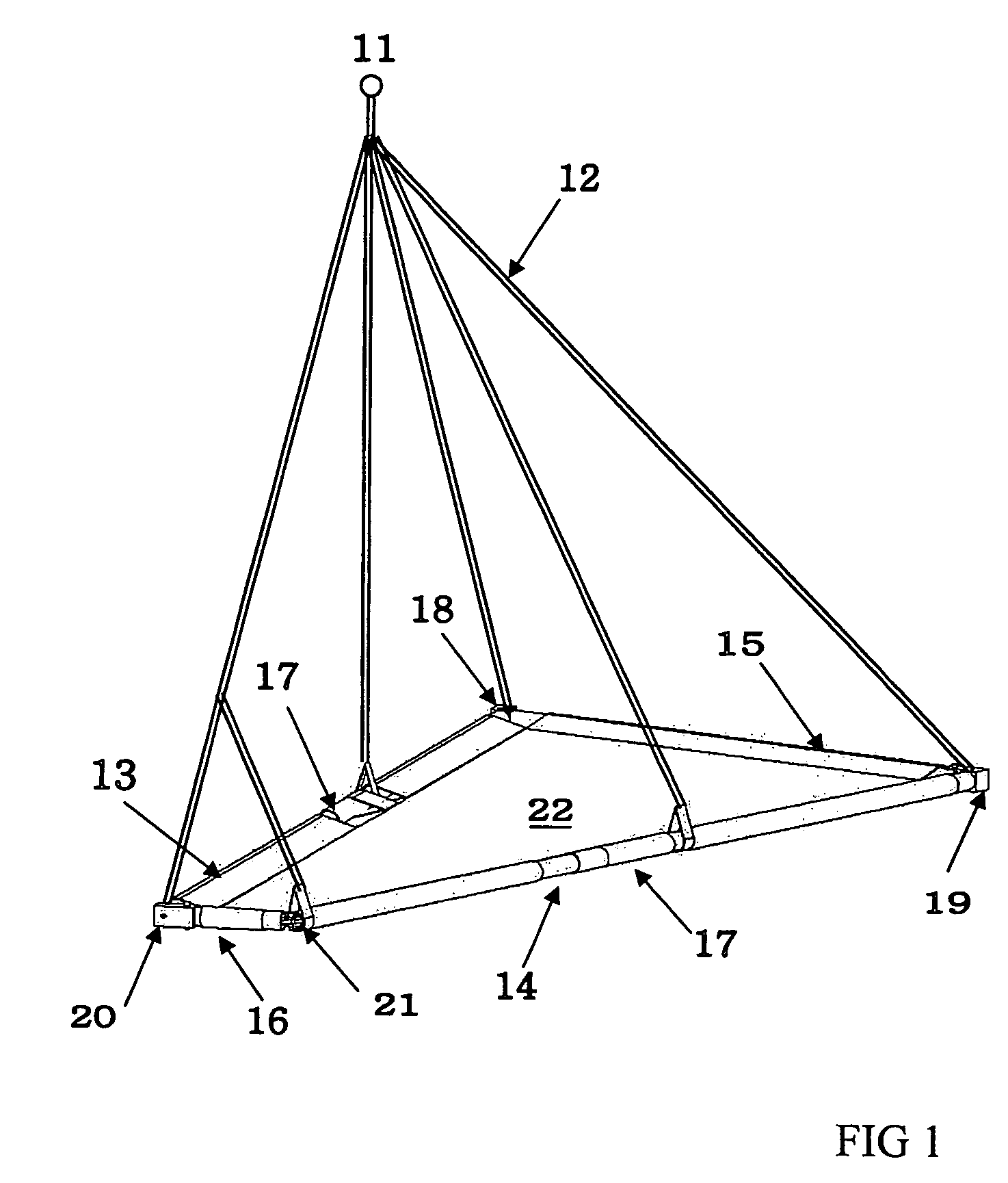 Portable hanging cot