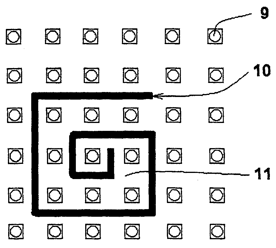 Display device including a multifunctional and communicating surface