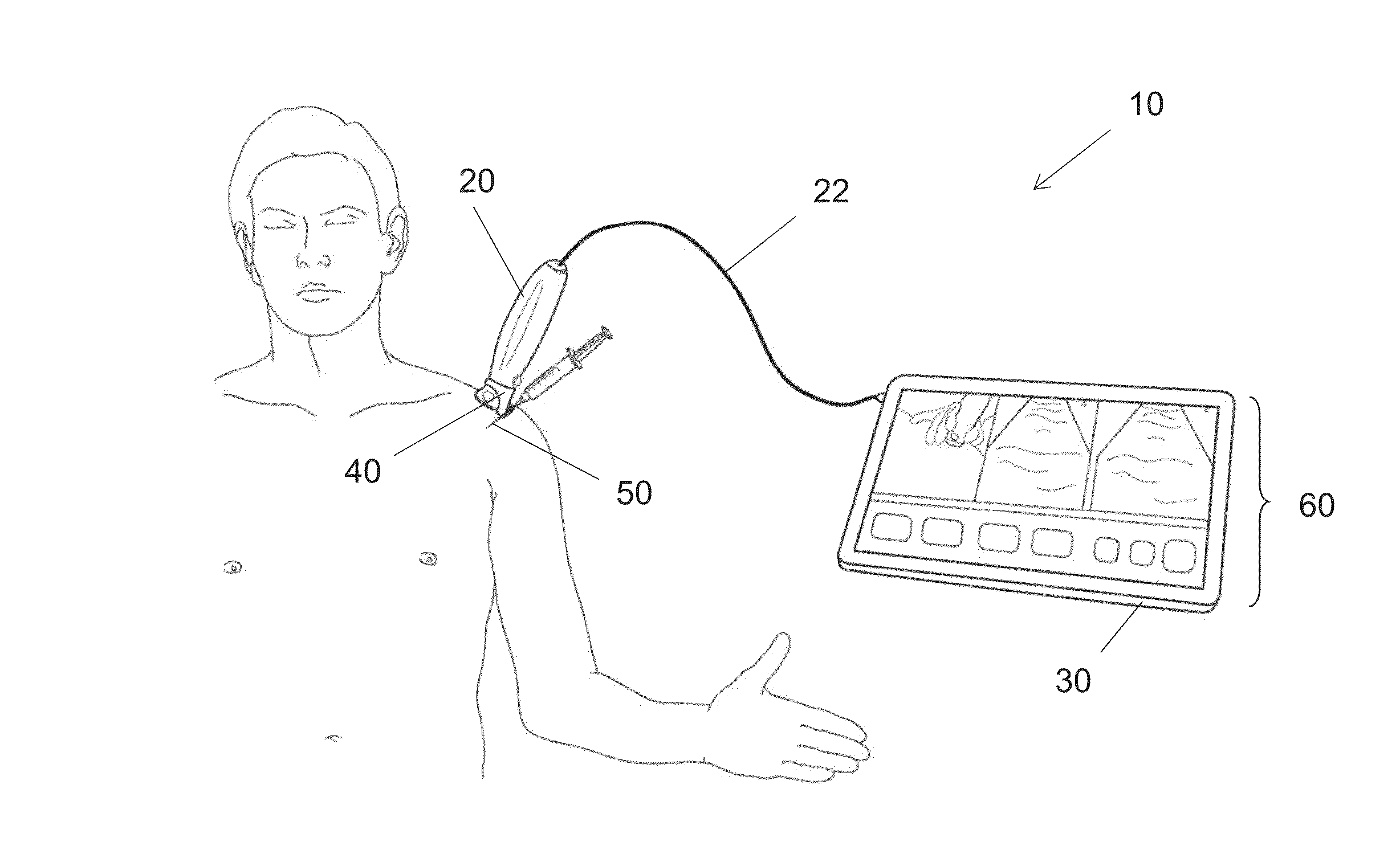 Image system for percutaneous instrument guidence