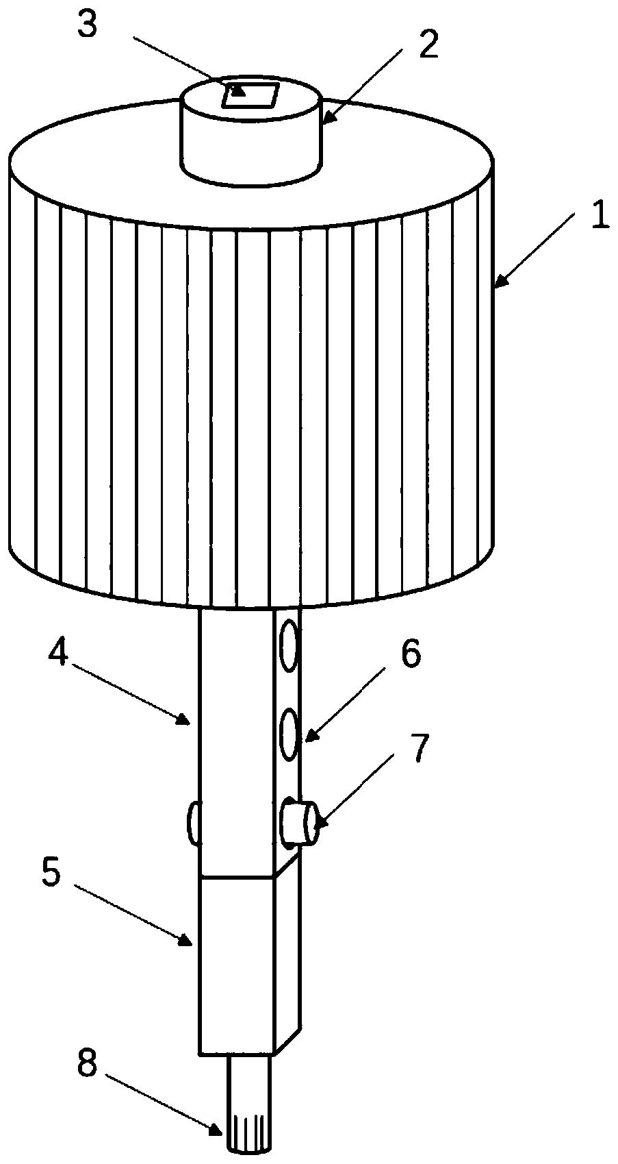 Variable-direction implanting repair screwdriver assembly with telescopic rod