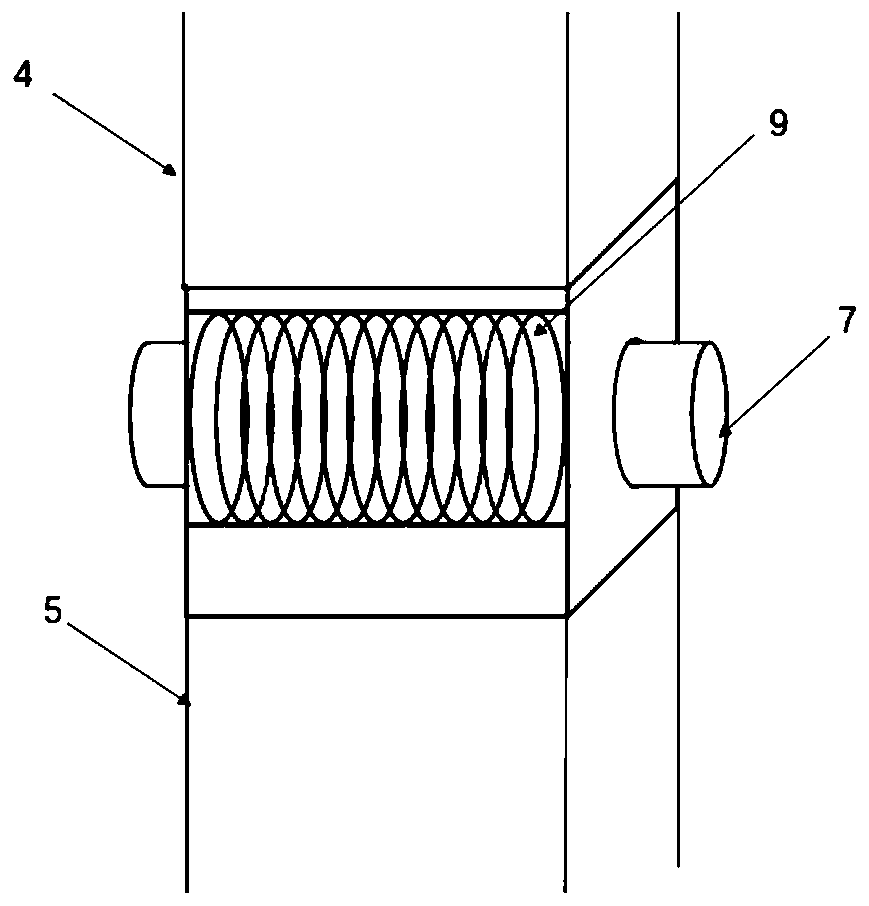 Variable-direction implanting repair screwdriver assembly with telescopic rod