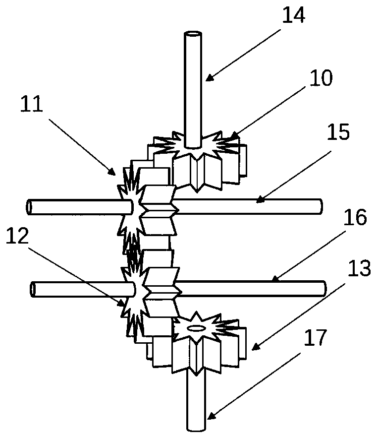 Variable-direction implanting repair screwdriver assembly with telescopic rod