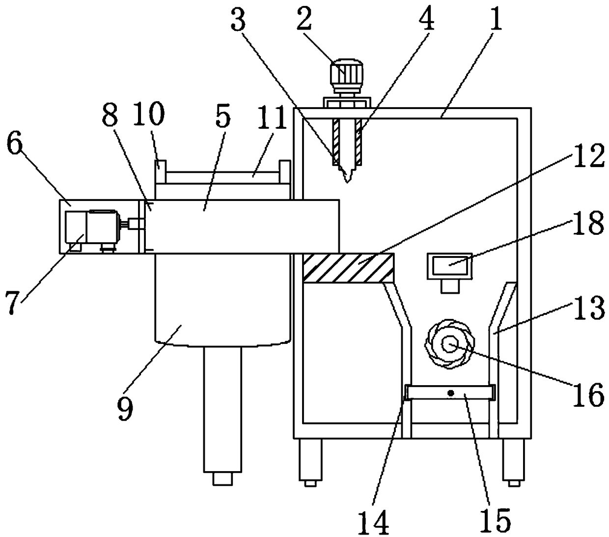 Forage cutting device for feeding