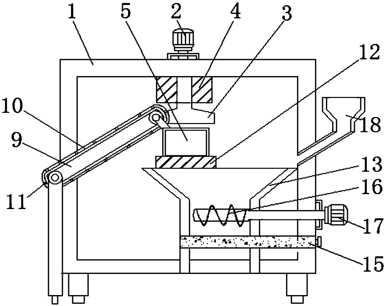 Forage cutting device for feeding