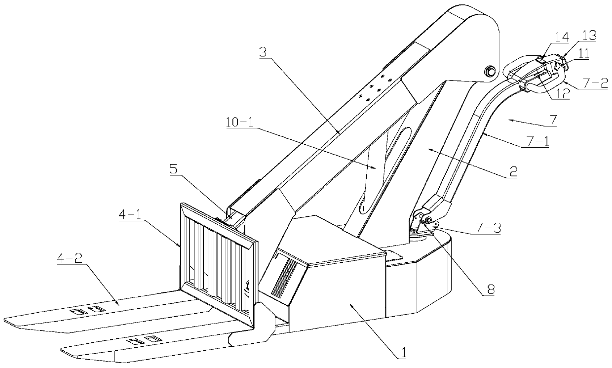 Walking type forklift