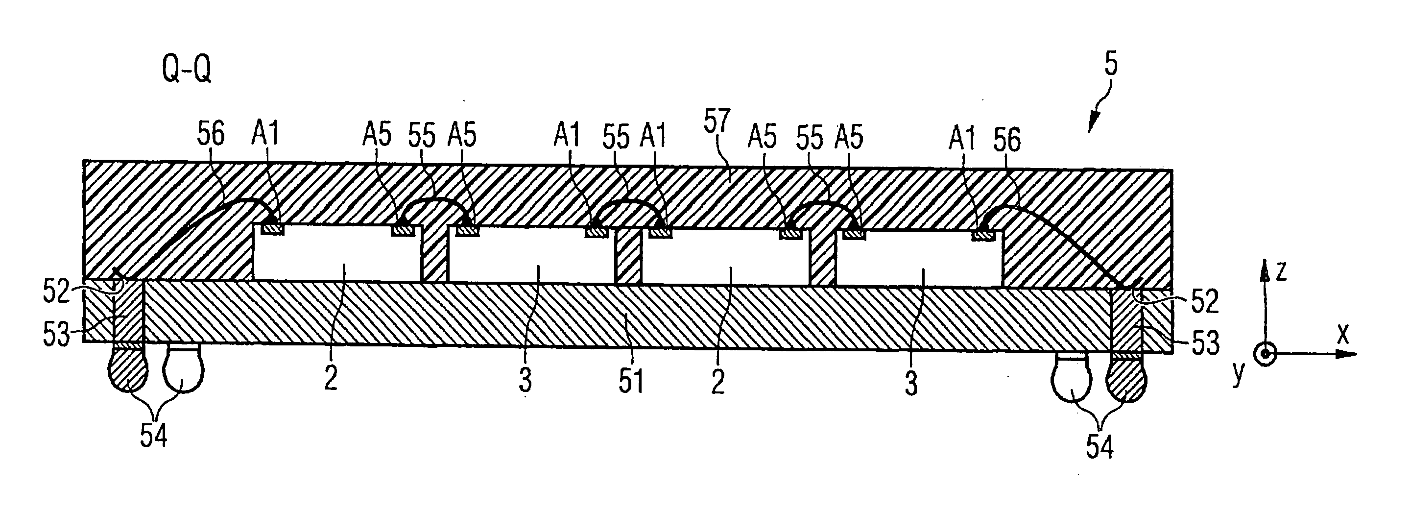 Multichip module including a plurality of semiconductor chips, and printed circuit board including a plurality of components