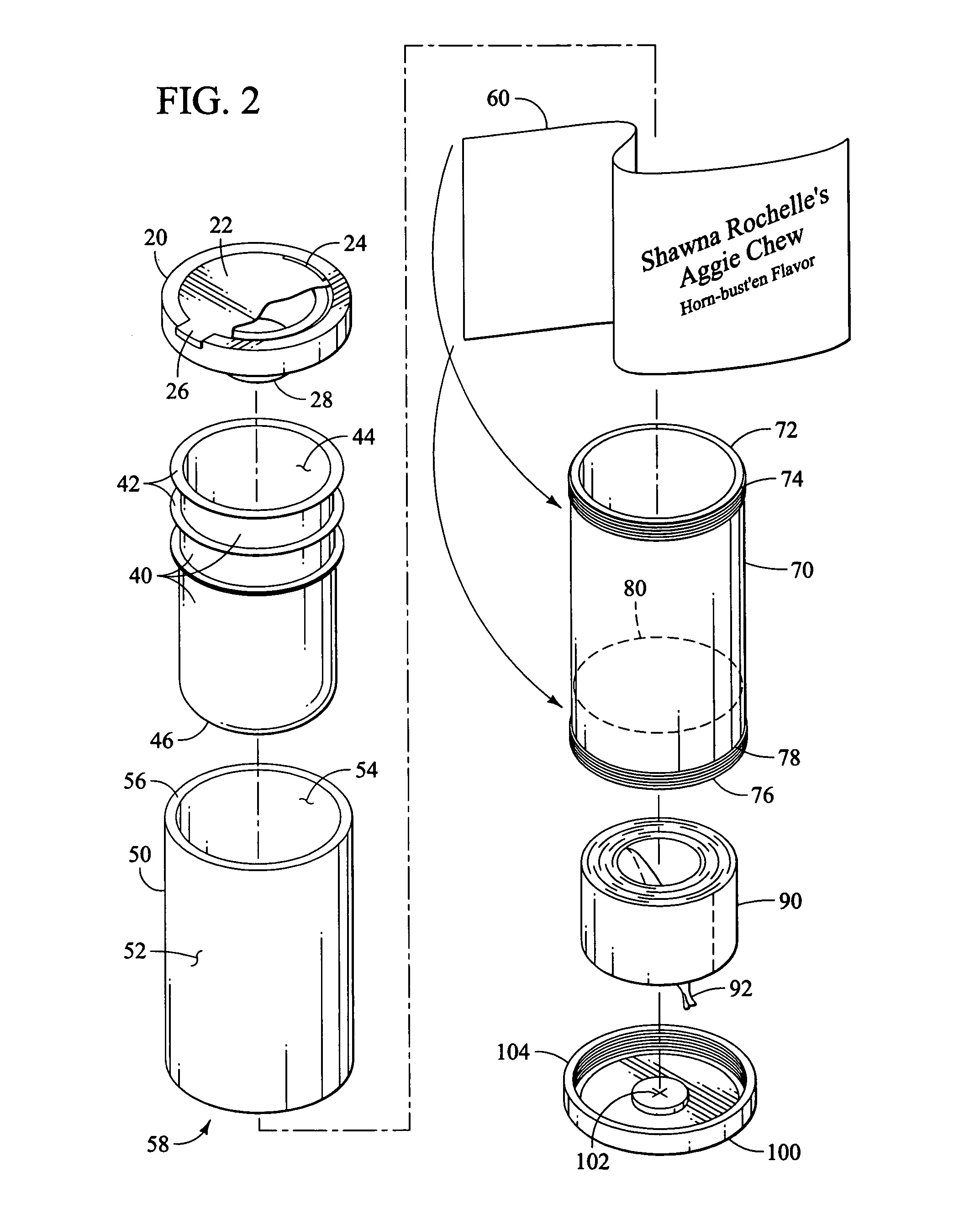 Portable multiple liner cuspidor