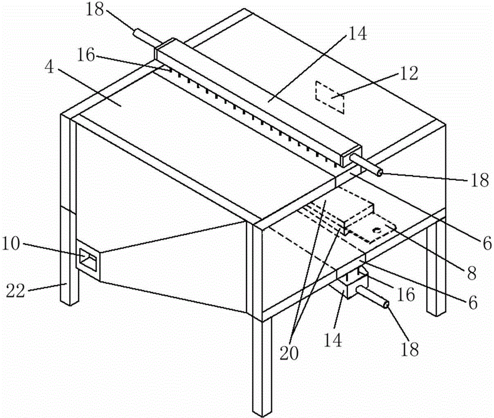 Air plasma waste gas treatment device and method