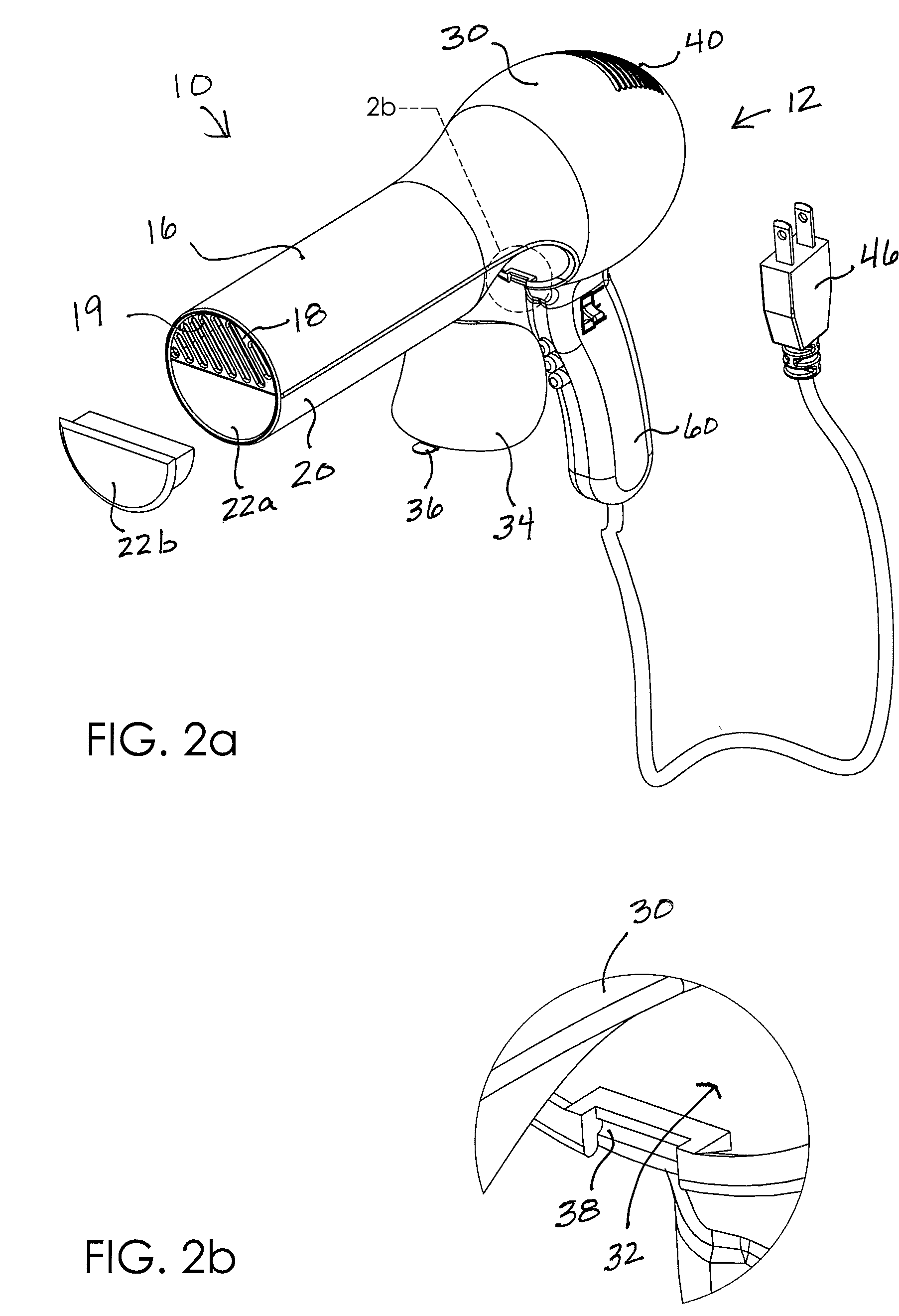 Hair Dryer and Vacuum Device