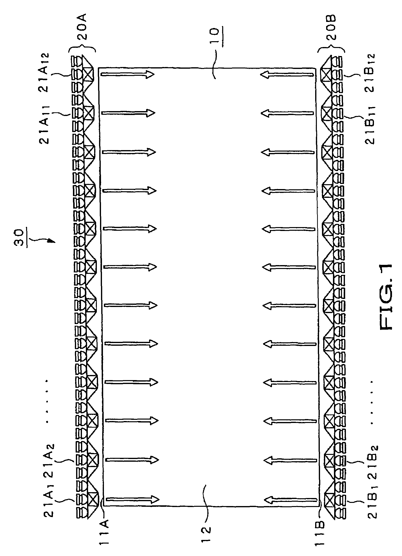 Illuminating device and backlight device employing the illuminating device