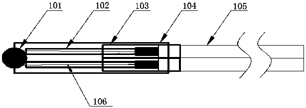 Temperature fast sensing probe and electromagnetic oven