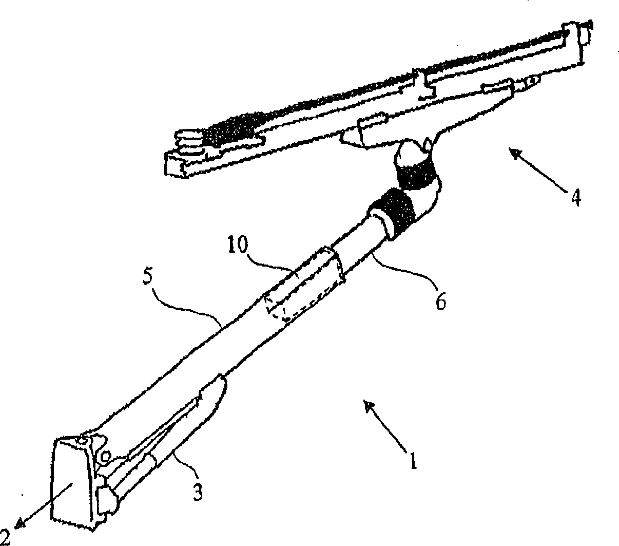 A bearing in connection with a boom